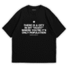Mahmoud Darwish Quote T-shirt by Ismail's | Black Color