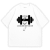 Gym Seeen, Funny Halal Graphic T-shirt by Ismail’s | White Color