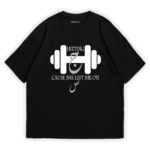 Gym Seeen, Funny Halal Graphic T-shirt by Ismail’s | Black Color