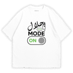 Halal mode, Halal Funny Graphic T-shirt by Ismail's | White Color