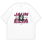 Jaun Elia T-shirt by Ismail's | White Color