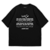 Jaun Elia's Urdu Poetry T-shirt by Ismail's | Black Color