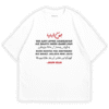 Jaun Elia's Urdu Poetry T-shirt by Ismail's | White Color