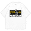 Spider-Man, Funny Halal Graphic T-shirt by Ismail’s | White Color