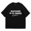 Success is in Taqwa’ T-shirt By Ismails | Black Color