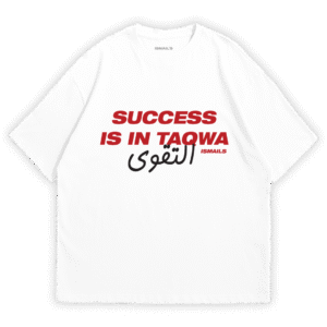 Success is in Taqwa T-shirt By Ismails | White Color