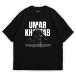 Umar Farooq (R.A.) T-shirt by Ismail's | Black Color