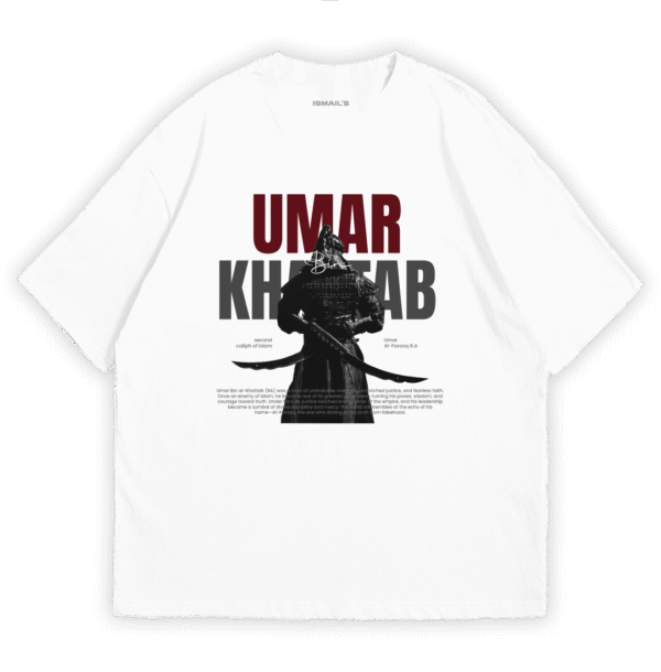 Umar Farooq (R.A.) T-shirt by Ismail's | White Color