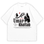 Umar bin Khattab (R.A.) T-shirt by Ismail's | White Color