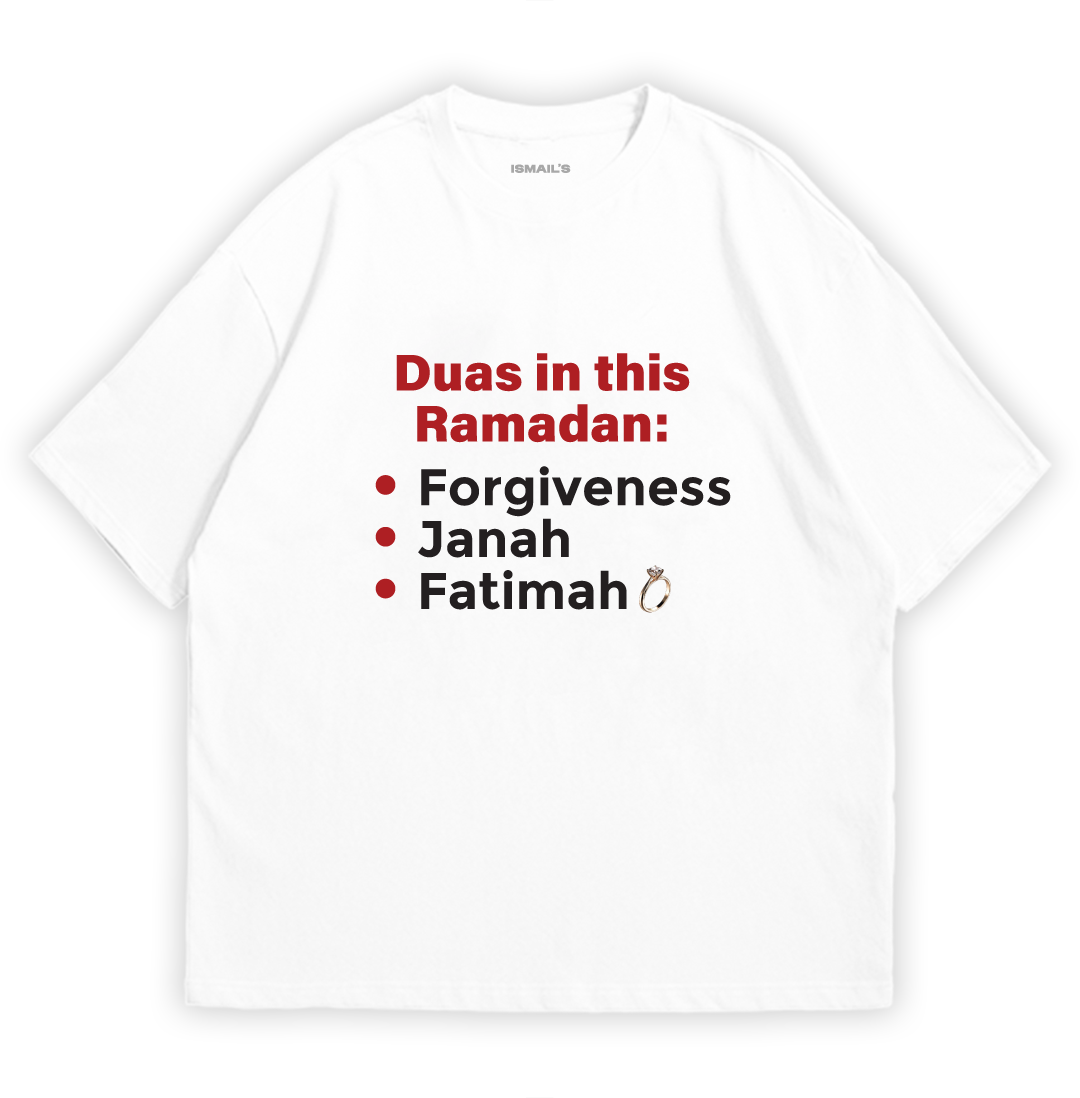 Duas in Ramadan Funny Halal Graphic T-shirt